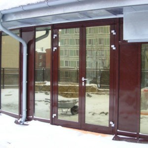 Алюминиевая дверь 1300×2300 мм. GFTD54206 Алюминиевая дверь 1300×2300 мм. GFTD54206