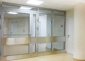 Алюминиевая дверь 600×2100 мм. GFTD21204