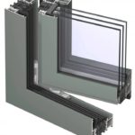Алюминиевое окно 900×1200 мм. /серия GFT1425